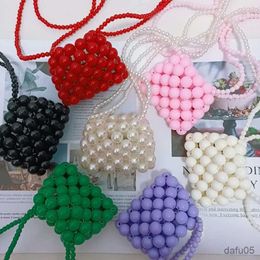 Handbags Cute Wallet for Girls Bag Baby Beads Purses and Handbags Kids Mini Coin Pouch Crossbody Bags