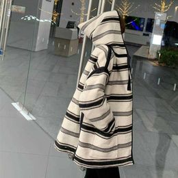 Women's Wool Blends Winter Windbreaker Japanese Urban Casual Fashion Loose Ladies Top Coat Women European And American Cross Border CoatWo