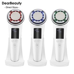 Cleaning Tools Accessories Cold Massager EMS Face Lifting Machine LED Pon Therapy Pulse Beauty Device Skin Tightening Anti Wrinkle Skincare 231020