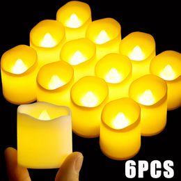 Candles 61Pcs LED Flameless Candle Lights Battery Powered Creative Wave ing Tealights Home Christmas Birthday Party Decors Lighting 231023