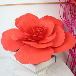 Decorative Flowers 45cm Artificial Simulation PE Foam Rose El Wedding Stage Roadway Background Layout Large Flower Mall Window Shooting