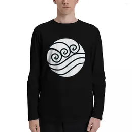 Men's Polos Waterbender Long Sleeve T-Shirts Quick Drying Shirt Customised T Shirts Mens Graphic Big And Tall