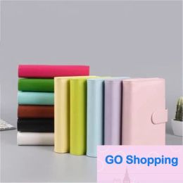 Collectable Waterproof Macarons Christmas Decorations Binder Hand Ledger Notebook Shell Loose leaf Notepad Diary Stationery Cover School Wholesale