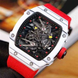 Luxury Designer Richrd Mileres Top Mechanical Mens Rm27-02 Fashion High-end Hollow Out Movement Swiss A765 XDWSD