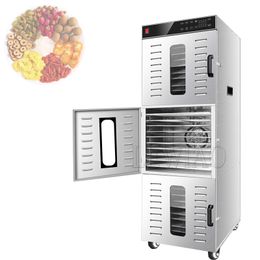 Commercial 30-Layer Large Capacity Food Dehydrator Stainless Steel Dried Fruit Machine Fruit Vegetable Dehydrated Food Dryer