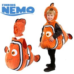 Cosplay Finding Kids Baby Anime Clownfish Nemo Marlin Hooded Child Costumes Halloween Party Clothes for Kid