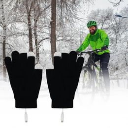 Sports Gloves Hot Gloves USB Winter Electric Heating Gloves Fishing Ski Bike Knitting Outdoor Sports Hot Gloves 231023