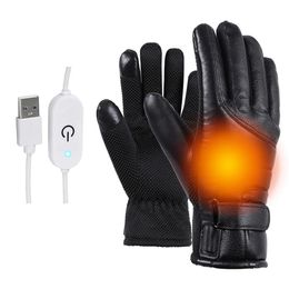 Sports Gloves USB hot gloves waterproof winter electric warm gloves hand warm gloves winter outdoor hot gloves fishing cycling 231023