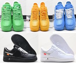 top quality Union x 1 Low Black Green men womens Outdoor Sports Sneakers Fluorescent green noctilucent UNC Blue 1s Orange Purple Red White Basketball Shoes With Box