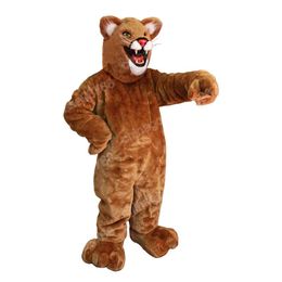 Performance Leopard Mascot Costume Top Quality Halloween Fancy Party Dress Cartoon Character Outfit Suit Carnival Unisex Outfit