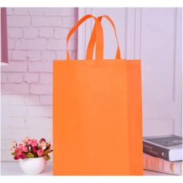 New Colorful Folding Bag Non-woven Fabric Foldable Shopping Bags Reusable Eco-friendly Folding Bag New Ladies Stor jllgHe sinabag Wholesale