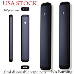 Empty 1.0ml Pen 280mah Rechargeable Battery USA Warehouse Thick Oil Tank Customize Available Quality Promised D9 Device 200pcs/case