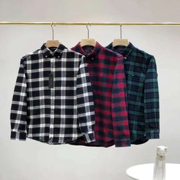 Tommyhilfiger Designer The Jacket Jacket Is Stylish And High Quality Luxury Autumn/Winter Flannel Classic Plaid Shirt