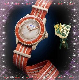 high quality nylon strap watches 41mm japan quartz movement men women automatic mechanical self winding wristwatches montre de luxe gifts