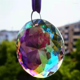 Chandelier Crystal Top Quality 12pcs/Lot 60mm AB Crysta Round Pendants Diy Suncatcher Oranments Christmas Tree & Home Wedding Decoration