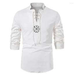 Men's T Shirts Casual Yoga Cotton And Linen Shirt