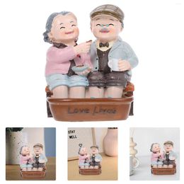 Decorative Figurines Desk Topper Elderly Ornaments Party Layout Adorable Cake Decorate Themed Birthday Supplies Lovers