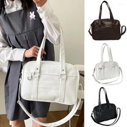 Evening Bags Japanese JK Bag Women High School Student Uniform PU Leather Shoulder Simple Handbags Crossbody Itabag