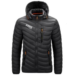 Cycling Jackets Men's Winter Thermal Jacket Cycling Team Hooded Warm Coat Outdoor Windbreaker Mountain Bike Cothing MTB Bicycle Down Jackets 231021