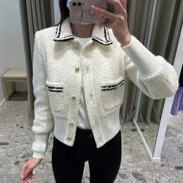 NEW maje contrast tweed jacket Ladies fashion