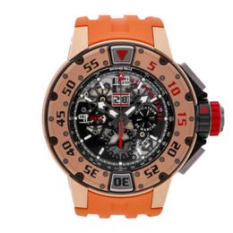 Mens/Womens Watches Richrd Mileres Sports Mechanical Swiss Automatic Watches RM032 Flyback Chronograph Diver Auto Gold RG X1DPL