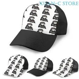 Ball Caps Cute Manga Dokkaebi Basketball Cap Men Women Fashion All Over Print Black Unisex Adult Hat