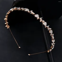 Hair Clips Crystal Rhinestones Hairbands Tiaras Beads Crowns Wedding Party Prom Accessories Women Girls Fashion Head Jewelry