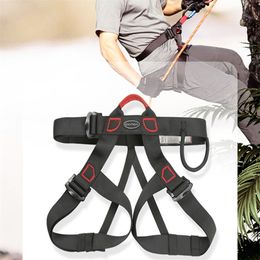 Climbing Harnesses Anti-Fall Safety Belt Adjustable Half- Outdoor Activities Climbing Mountain Work Climbing Pantalones De Seguridad 231021