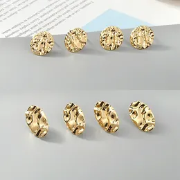 Stud Earrings Est 30pcs/lot Geometric Oval/round Shape Fashion For Women Diy Jewelry Earring Pendant Accessory