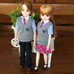 Dolls beautiful arrival Licca Doll boy friend 25cm whole doll with body head clothes shoes 231023