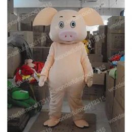 Performance Pig Mascot Costumes High quality Fruit Carnival Hallowen Gifts Unisex Adults Fancy Games Outfit Holiday Outdoor Advertising Outfit Suit