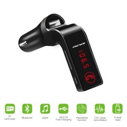 G7 Car MP3 Audio Player Chargers Wireless Bluetooth FM Transmitter Kit Modulator mini USB for Samsung Mobile Phone 11 LL