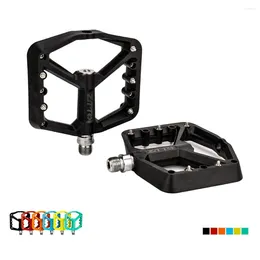 Bike Pedals MTB Mountain Nylon Fibre Bicycle Platform Flat Anti-Slip 9/16 Inch Bearing For BMX Road Bikes