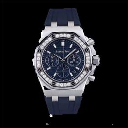 Audpi Luxury Watches Wrist Watch Epic Royal Oak Offshore Series 26231 Fine Steel Diamonds Casual Women's Mechanical Wristwatch 26231 HB5V