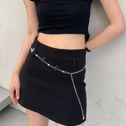 Belts Women Butterfly Waist Chain Hook Belt For Dress Skirt Body Waistband Ladies Bling Fashion Cloth Accessory With Tassel