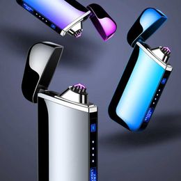 Lighters 2023Electronic Induction Charging Lighter with A Variety of Colours To Choose, Good-looking Men Gadgets