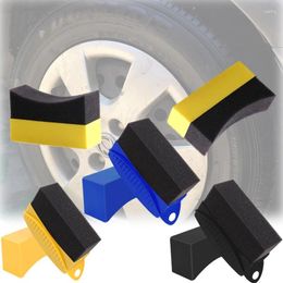 Car Sponge Wheel Polishing Cleaning Tyre Brush Washing Tool With Cover Auto Waxing Detail Brushes Accessories