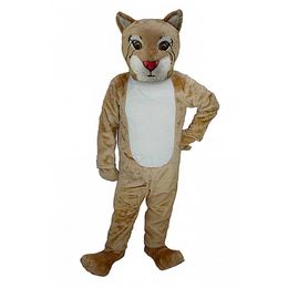 Halloween BABY BOBCAT CUB Mascot Costume Cartoon Anime theme character Adult Size Christmas Carnival Birthday Party Fancy Outfit