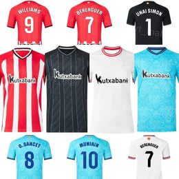 Club Team 2023 2024 Soccer 12 Gorka Guruzeta Jersey 9 Inaki Williams 7 Alex Berenguer 1 Unai Simon 18 Oscar de Marcos 14 Dani Garcia Football Shirt Kits Sport BiErBaE