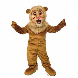 2024 Halloween LION Mascot Costume Cartoon Anime theme character Adult Size Christmas Carnival Birthday Party Fancy Outfit