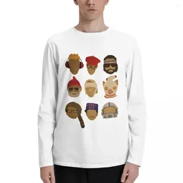 Polo da uomo Cappelli di Wes Anderson T-shirt a maniche lunghe Abbigliamento da uomo T-shirt personalizzate Progetta la tua camicia da uomo