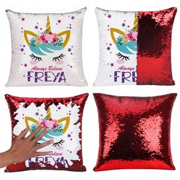 (100 pieces) Blank Sublimation heat transfer print Sequins pillow case 40*40CM Printer Supplie