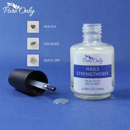 Smalto per unghie Natural Quick Dry Rinforzante per unghie Indurente per Nai Repair Crescita Base Coat Smalto per unghie Cura Trattamento della pelle 15 ml Etichetta personalizzata 231020