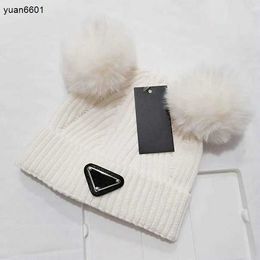 Designer Winter Knitted Hats For Baby Christmas Kids Warm Beanies Plush ball decoration children Crochet Caps