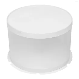 Take Out Containers Transparent Cake Box Baking Packing Case Food Dessert PCV Paper Cups Lids