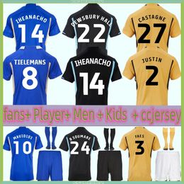 23/24 Leicester home away Soccer Jerseys 2003 Retro BARNES Tielemans MADDISON VARDY IHEANACHO AYOZE NDIDI DAKA LOOKMAN City Home Vardy Football Uniforms Men Kdis Kit