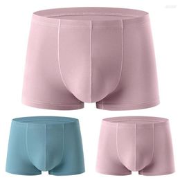 Underpants Mens Short Homme Soft Ultrathin U Convex Pouch Underwear Boxer Shorts Breathable Sleep Bottoms Male Briefs Panties