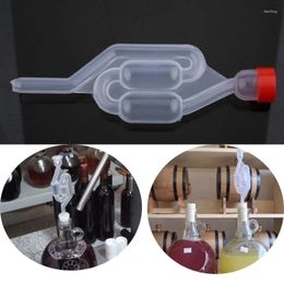 Wine Making Air Lock Bubble Grommet One-way Exhaust Water Seal Valve With Cork Maker Stopper