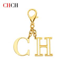 Bag Parts Accessories CHCH Luxury Brand Fashion Luggage Keychain Pendant Simple Hollow out Letter Alloy Jewellery 231024