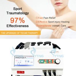 448khz Tecar Indiba RET CET RF Therapy Radio Frequency Skin Lifting Body Sculpting Indiba Slimming Machine